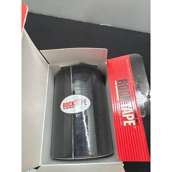 RockTape Kinesiology Tape 10cm x 5m Red Black Athletic Support - Picture 7 of 8